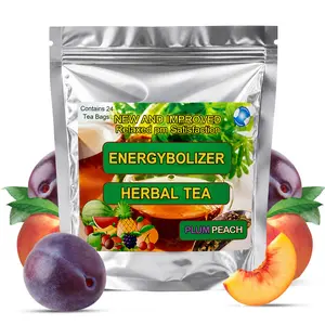 Energybolizer Herbal Tea 24 Tea Bags | Plum Peach