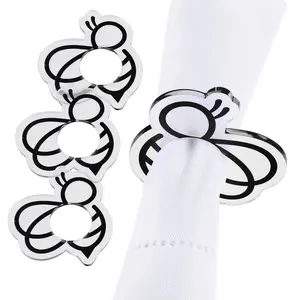 Bee Napkin Rings - Set of 4 - Tableware