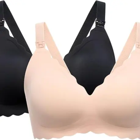 2 Pack-black,oyster Pink