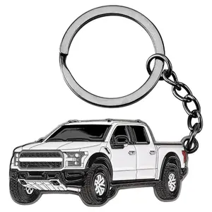 Ford F150 Metal Car Keychain, 3D Pickup Truck Key Chain Accessory for Ford Owners, For F150 Fans & Truck Enthusiasts, Rugged Automotive Gift for Daily Carry