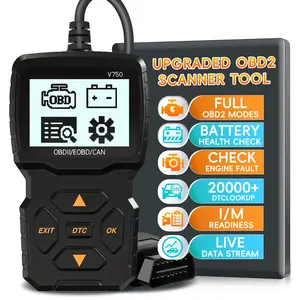 Obd2 Scanner Diagnostic Tool with Battery Tester, Car Code Reader for All Obd Ii Protocol Vehicles, Engine Error Codes Since 1996, Automotive Scan Tool
