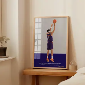 Devin Booker Poster - Basketball Prints - Basketball Gift