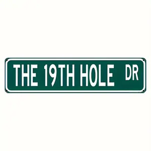 Vintage Golf Metal Sign, 16x4 Inch Rustic Wall Decor, Unique Bar Accessory for Golf Enthusiasts, Country Style Home Decoration, Rustic Design Home Office Decor, Yard Sign, Home Decor Products