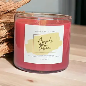 17 oz Scented “Colored” Candles