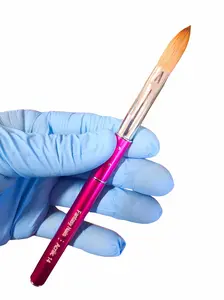 Fantasy Nails Kolinsky Acrylic Brush #14 for Precise Application on Artificial Nails High-Quality Bristles Ergonomic Handle for Comfortable Use Ideal for Acrylic Application