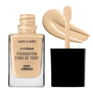 nft.we.t n wild Photo Focus Dewy Liquid Foundation Makeup, Soft Beige (Packaging May vary)