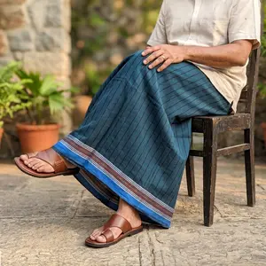 RegularX Handloom Cotton Lungi with Lifetime Color Guarantee