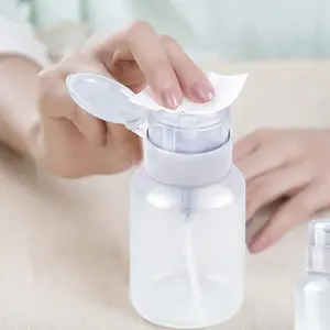 Gel Nail Remover Bottle Spray Empty Pump Dispenser Nail Cleanser Liquid Bottle 210ml Polish Remover Bottle Nails Tool