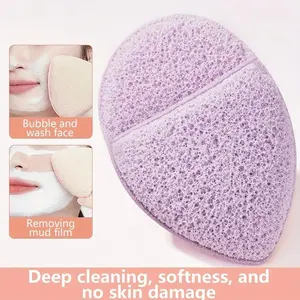 1pc Gentle Konjac Face Wash Puff Glove - Formaldehyde-Free, Soft & Gentle Makeup Remover for All Skin Types, Unscented, Cruelty-Free Face Wipe Sponge for Effective Cleaning & Exfoliating