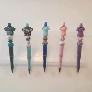 Colorful Scrub Life Pens with Unique Beads for Healthcare Students and Healthcare Professionals