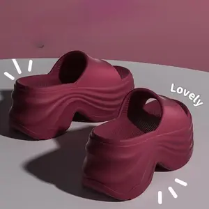 2025Women??sPlatformFlipFlops|ThickSole,Height-Boosting,Non-SlipSummerSandals|EVABeach&CasualSlides