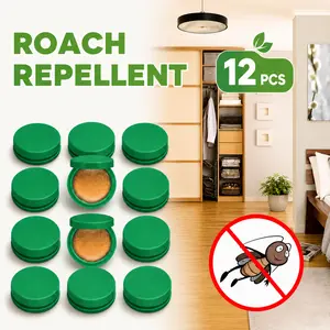 Roach Repellent, Domestic Dormitory Kitchen Powerful Cleaning Cockroach Exterminator Cockroach Gel Bait Pest Control Kit Rodent Repellent Pouches for Indoor & Outdoor Natural Ant Killer Defense