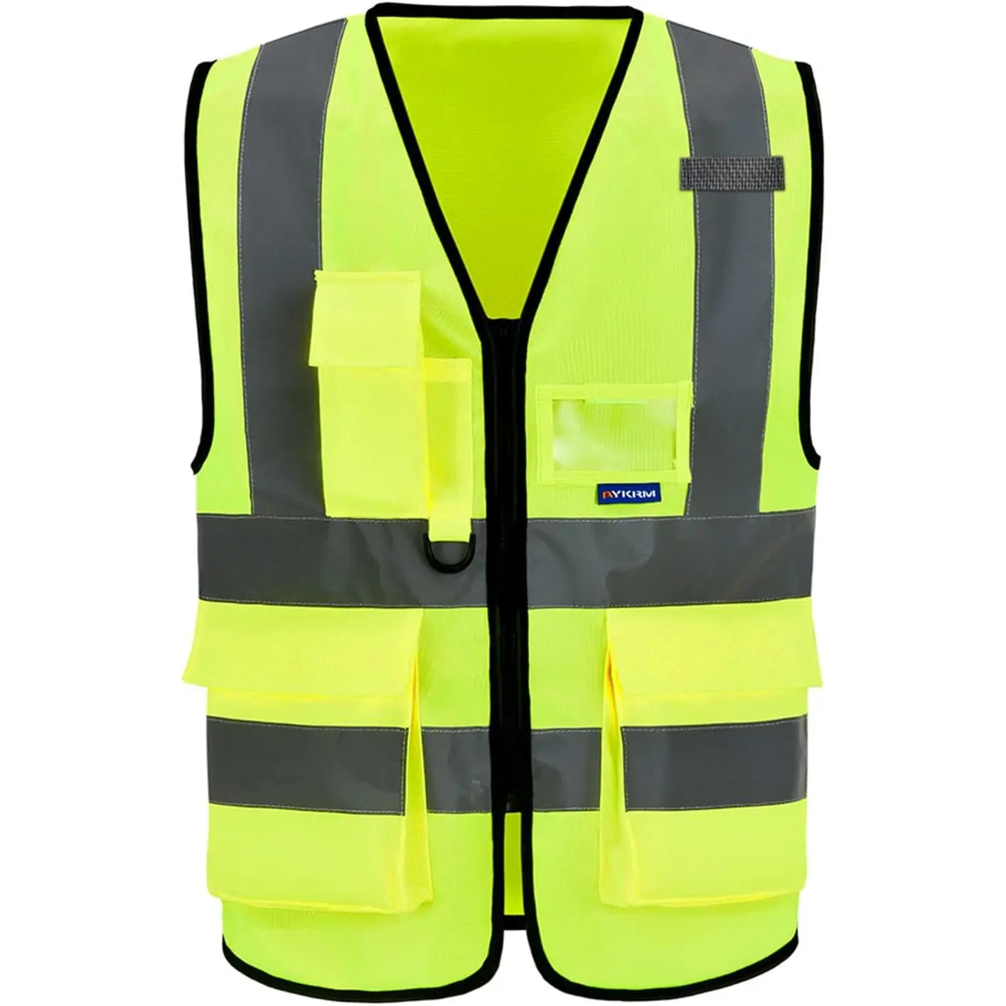 A-SAFETY hi viz reflective safety vest for men