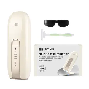 INIA FOND IPL At-Home Laser Hair Removal Device, Hair Root Elimination, 16.5J Energy, Unlimited Flashes, FDA Cleared, 2-Year Warranty, for Women and Men, Best Valentine's Day Gift for Her