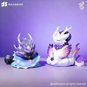 【Dragon Bound】The Eternal Pact Series Blind box- Collectible Toys Desktop Display Case Home Decoration Ideal，Birthday Gift,3.15 inch mystery box