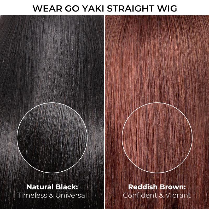 【Hot】ISEE HAIR Wear Go 9x6 Tpart Layered Cut Bob Yaki Straight Wig 180% & 250% Natural Black & Reddish Brown Deep Part Lace Glueless Wig #TikTokShopHolidayHaul