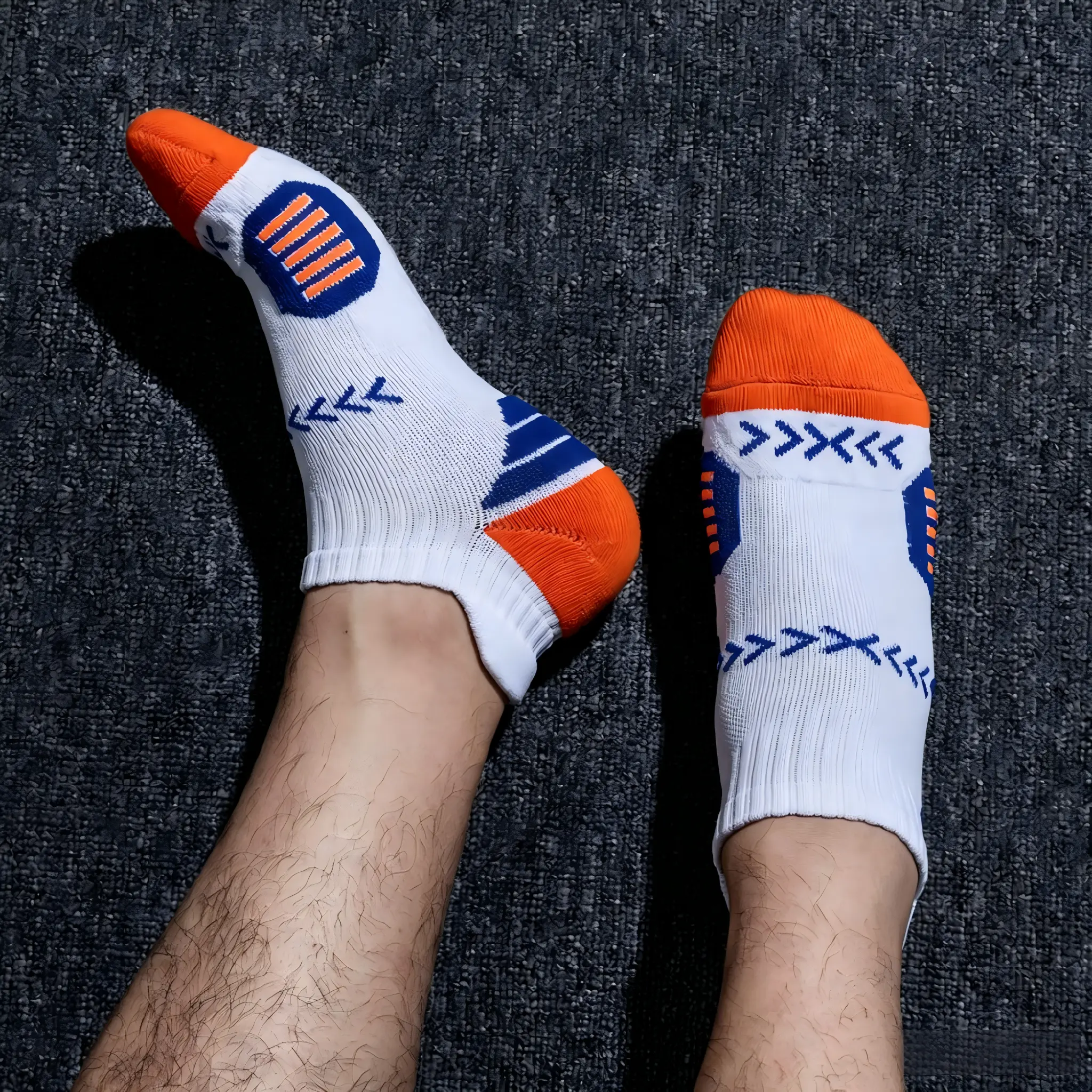 Namashape Low-Cut Athletic Ankle Socks | Firm Arch Support, Anti-Slip & Anti-Chafe | Thick Cushioned Sole | Breathable Quick-Dry Moisture-Wicking Fabric for Running, Fitness, Yoga, Pilates, Walking & Basketball