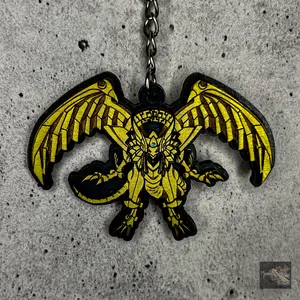 Mayans TCG Treasure Egyptian God - Winged Dragon of Ra Keychain
