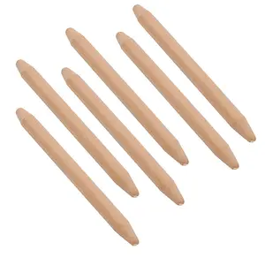 6 Pcs Wooden stick Beekeeping Tool Bee Queen Stylobate Rod Queen Standard Wax Bowl Cell Yukon King Rod Machine System