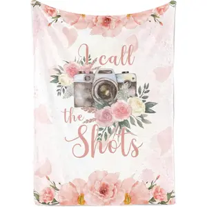 Flannel Blanket |Cool Photography Flannel Throw Blanket For Photographers Women, Perfect Gifts For Hikers, Ideal Christmas Birthday Presents For Outdoor & Photography Lovers| Home & Gift