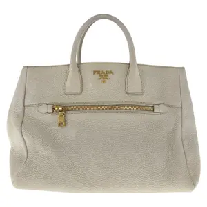 Pre-owned PRADA Calfskin Tote Bags Vitello Leather Tote Bag