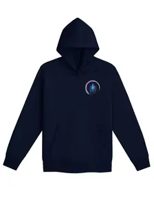 InterExistence Unisex Organic Hoodie - Back Rainbow Logo
