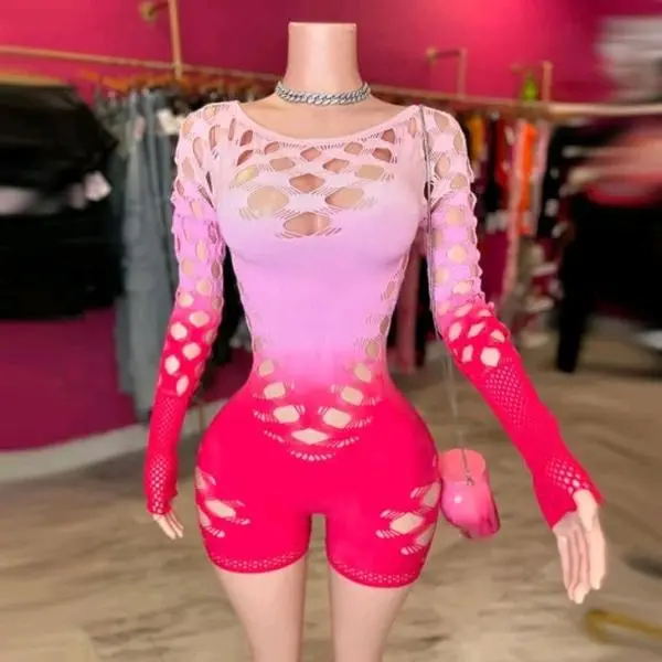 Comfortable and Chic Pink Bodysuit for Women - Tops - Womenswear