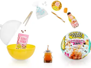 MGA's Miniverse Make It Mini Cafe Series 4, Mini Collectibles - Blind Pack, DIY, Resin Play, Replica Food, NOT Edible, Collectors, 8+
