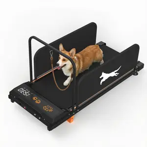 2-in-1 Human & Small Dog Treadmill, Low Noise 2.5HP Under Desk Walking Pad with 6% Adjustable Incline, Remote Control Anti-Slip Pet Exercise Running Machine, Max 265LBS Capacity Indoor Puppy Fitness Trainer -- whistle
