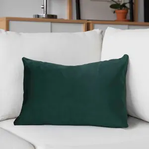 The Lumbar Pillow - Moss Recycled Velvet