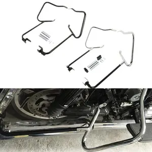 TCMT Saddlebags Bracket Guard Bars Fit For Harley Road King Electra Glide 2014-2024