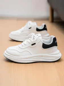 Men's Sporty Breathable Mesh Running Shoes, Casual Comfortable Heightening Sneakers, Trendy All-match Sneakers for Daily Wear, Trainer