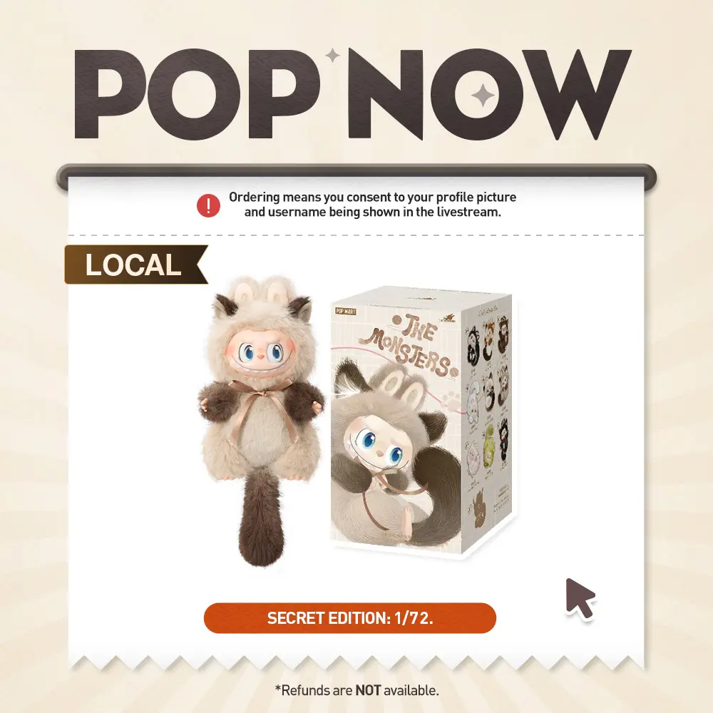 [POP NOW] POP MART THE MONSTERS CAT MODE ON SERIES - Vinyl Plush Pendant Blind Box t [ship by Nov,13th]