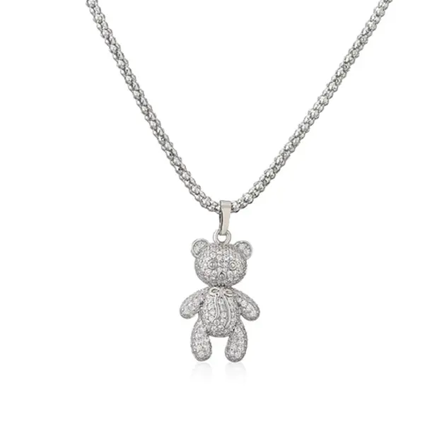 Teddy Necklace,   Fashion Costume Jewelry Accessory