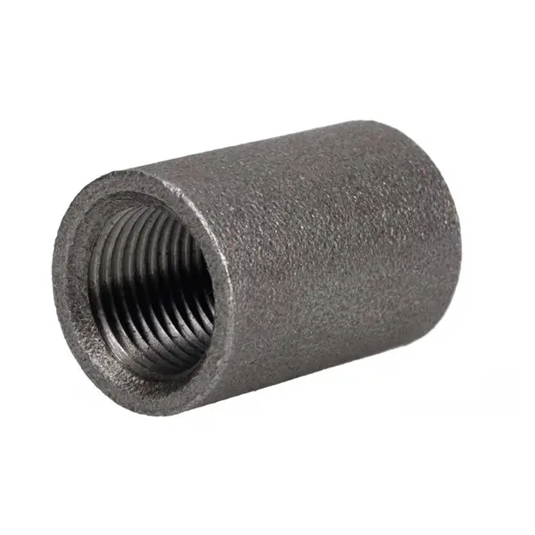 STZ Industries 1/2 in. FIP x 1/2 in. D FIP Black Steel Coupling