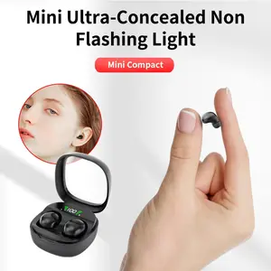 2026 Ultra Mini True Wireless Earbuds with Wireless Charging Case, In-Ear Design with Type-C Interface, Compatible with Smartphones