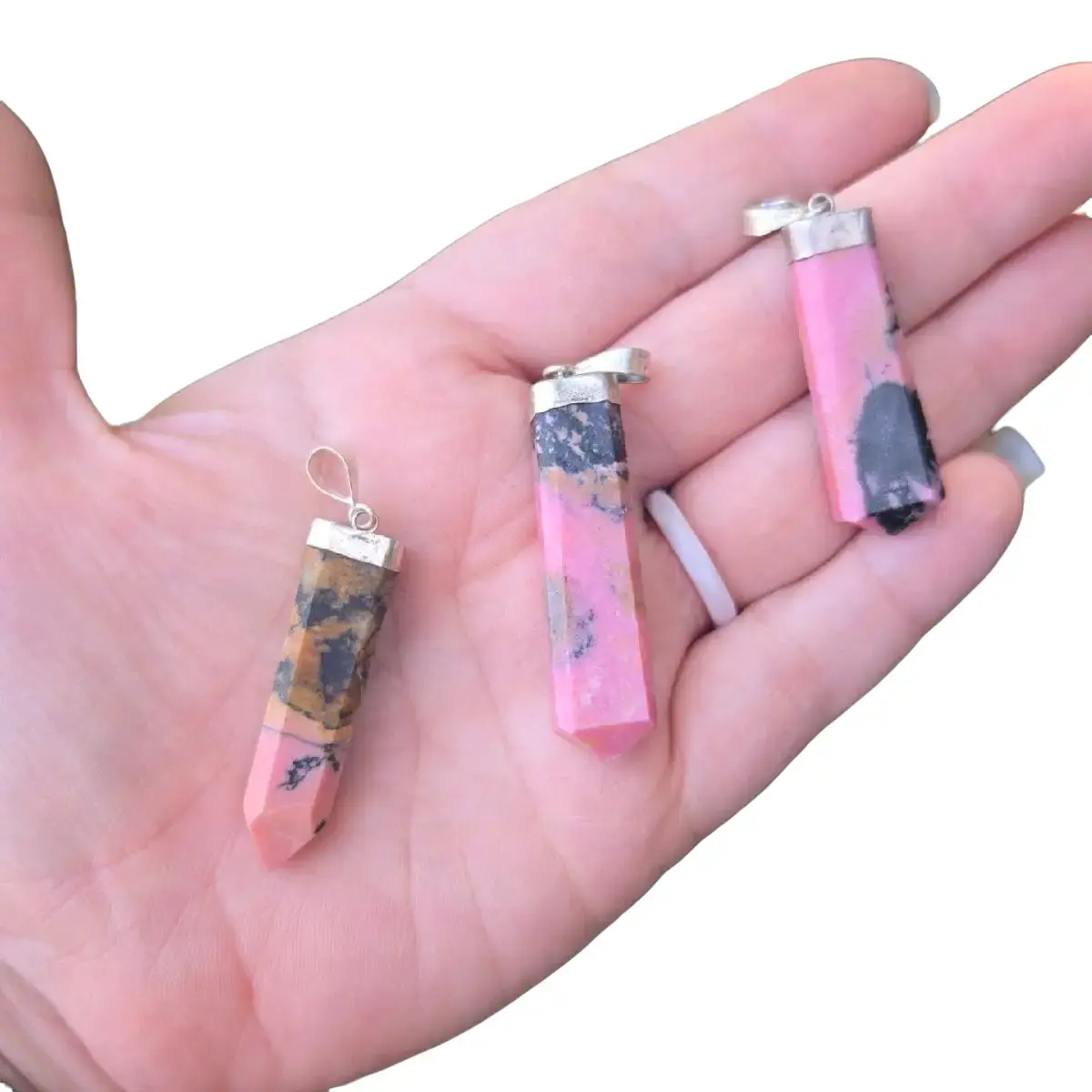 Rhodonite pendant
