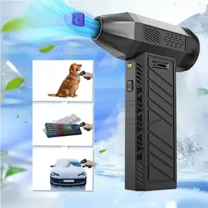 Electric Compressed Air Duster - 13,0000 RPM Rechargeable Cordless Turbo Blower, Portable Air Blower Gun for Cars, PC, Keyboard, Home & Outdoor Dust Cleaning (Replaces Compressed Air Cans)Christmas