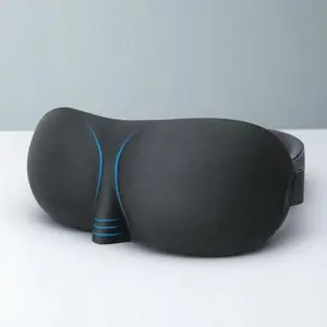 3D Breathable Sleep Mask, Adjustable Nose Support Design Sleep Mask, Portable Eye Cover for Travel, Office, Home