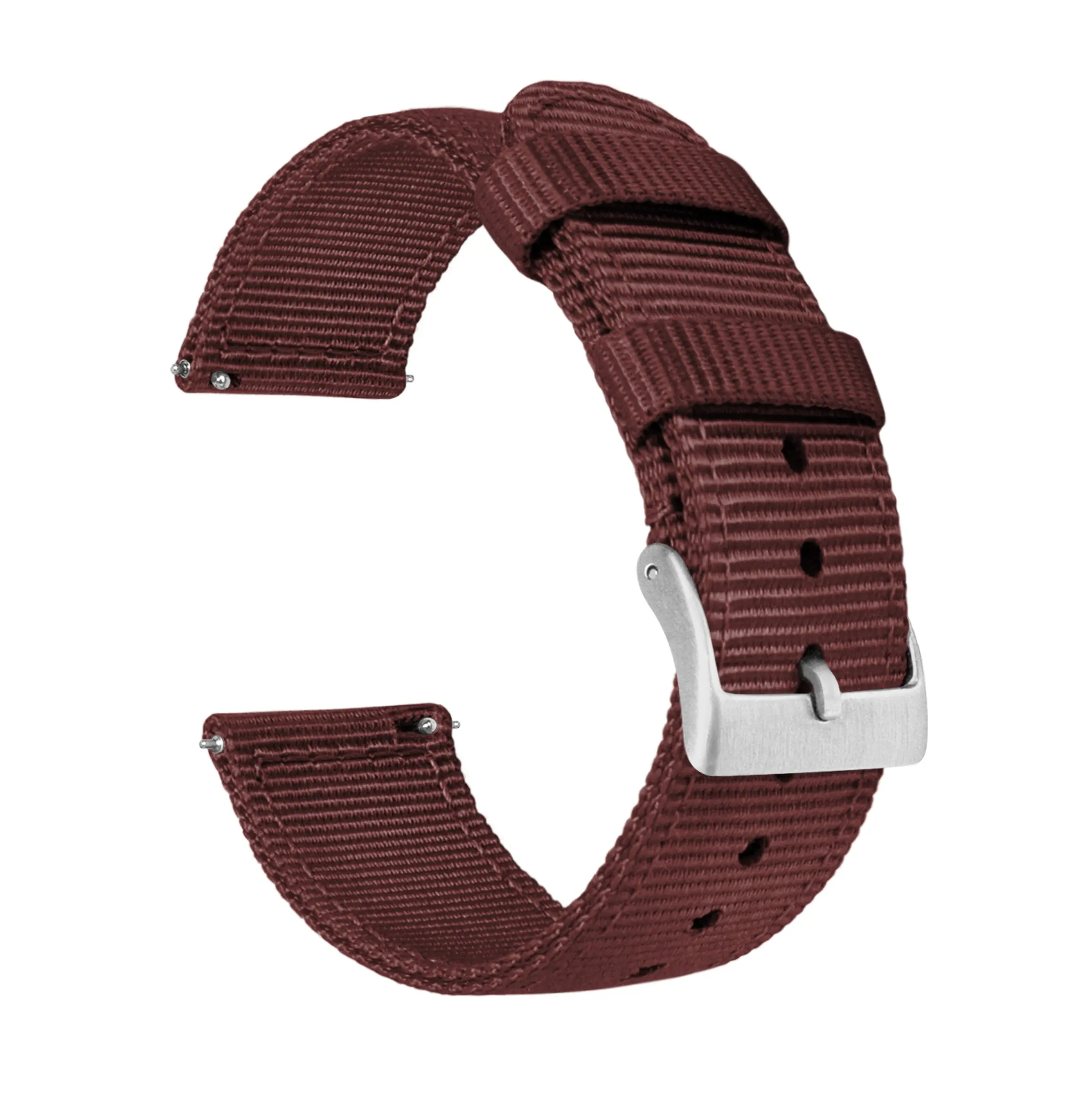 Merlot Two Piece NATO® style 20mm & 22mm Watch Band