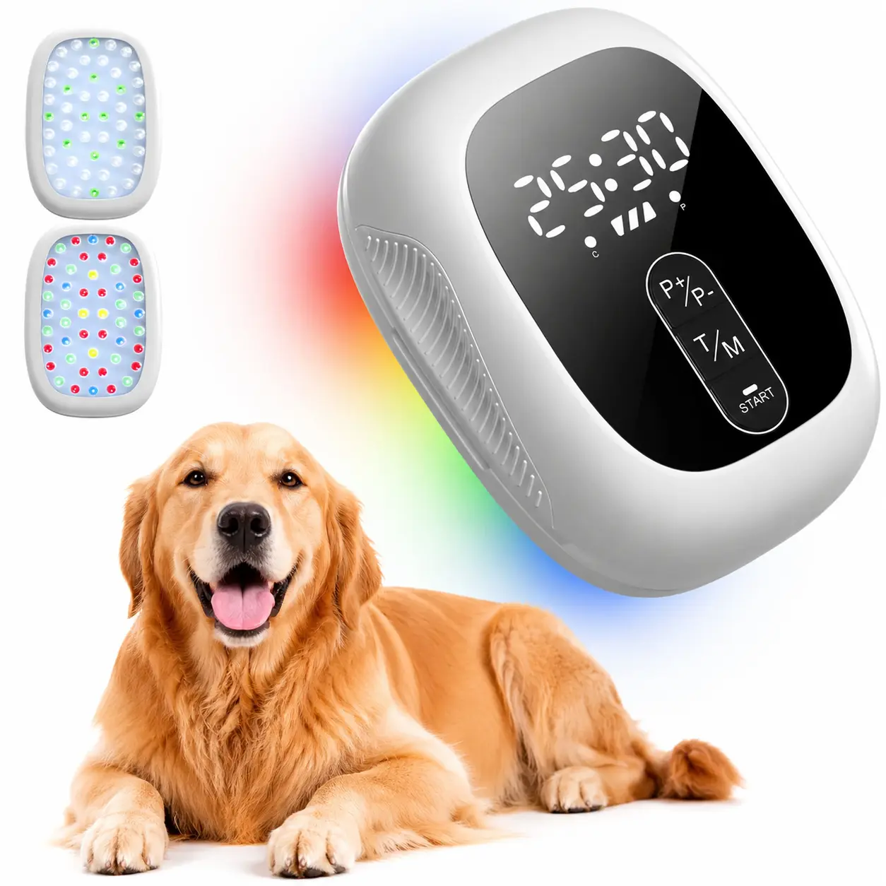 PUPCA Pet Daily Comfort Wellness Gear - 5-Wavelength Multi-Light Relaxing Care, Portable Hands-Free Daily Relief Device for Dogs & Cats, Home Use Companion