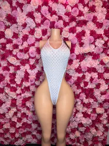Icy Rhinestone Bodysuit