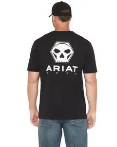Ariat Men's Men'S Rebar Cotton Strong Bolt Short Sleeve Graphic Work Shirt - 10071368
