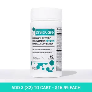 DrBioCare Collagen, Vitamin & Mineral, Contains Vitamin d3, Vitamin C, Probiotics,Vitamin E, Vitamin b & Multivitamin Healthcare Supplement Edible Fitness