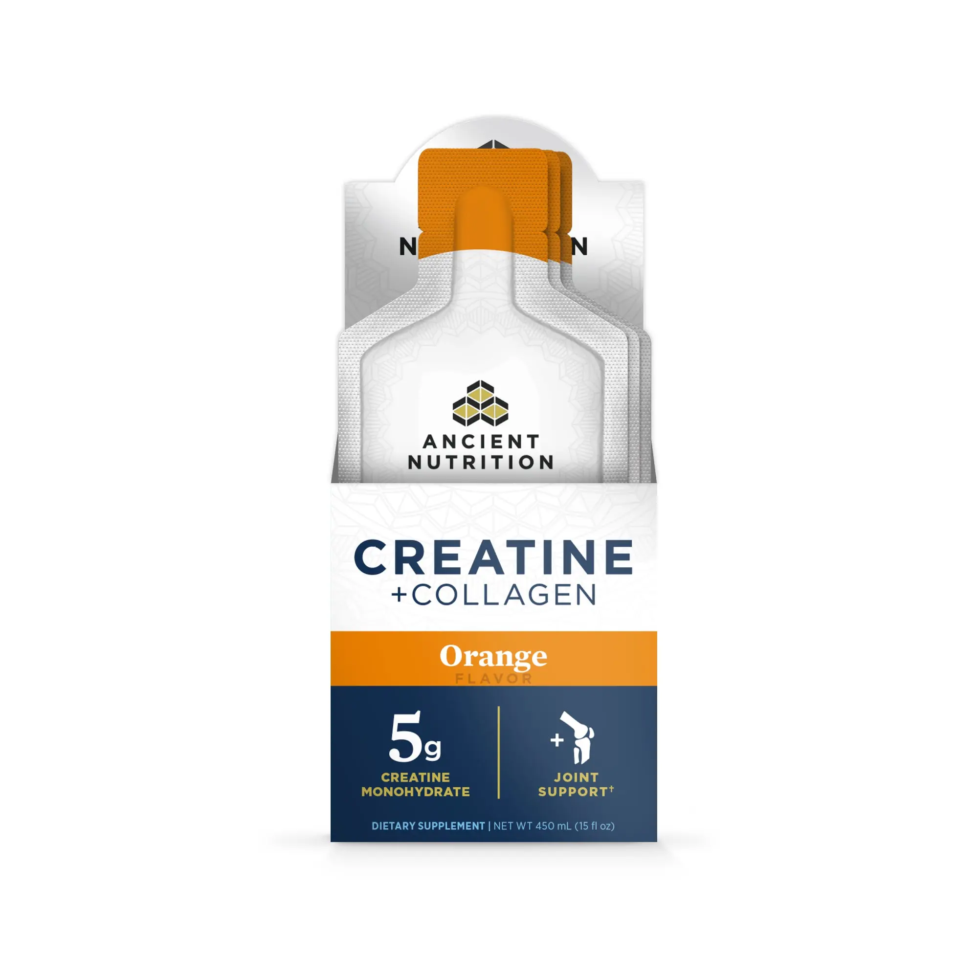 Creatine + Collagen | Gel Packs Orange (15 Servings) Creatine + Collagen | Gel Packs Orange (15 Servings)