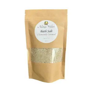 Chamomile Oatmeal Botanical Bath Salt All Natural Epsom Sea Salt Soak Gentle Sensitive Skin