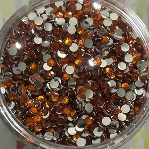 Orange Resin Rhinestones - Bulk Rhinestones - Choose Your Size & Quantity - Ideal for Nails, Phone Cases, Bling Tumblers and Shoes