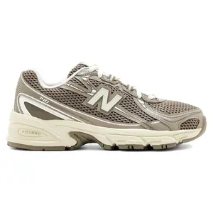 New Balance 740 Bungee Lace Brown Beige (GS) (kids) by StockX
