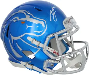 Ashton Jeanty Boise State Broncos Autographed Riddell Speed Mini Helmet - Fanatics Authentic Certified