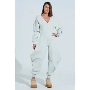 COMFY COZY SWEATSHIRT JUMPSUIT
